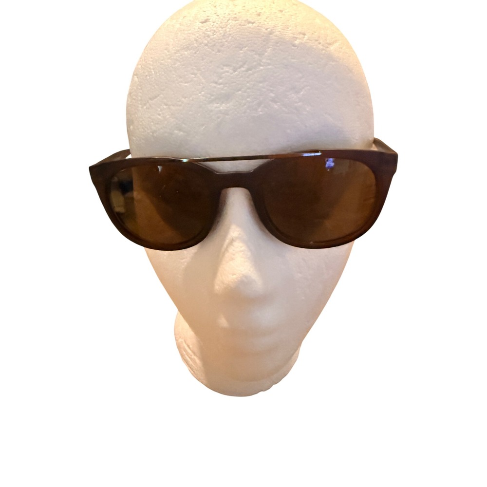 AJ Morgan‎ 53737 Brown Tortoise Round Sunglasses with Metal Brow Bar Mens Womens